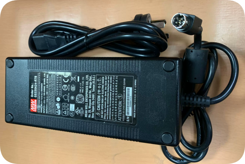 *Brand NEW* 24V9.2A 221W Four-Pin Power Supply Replace MEAN WELL GS220A24-R7B & Malvern